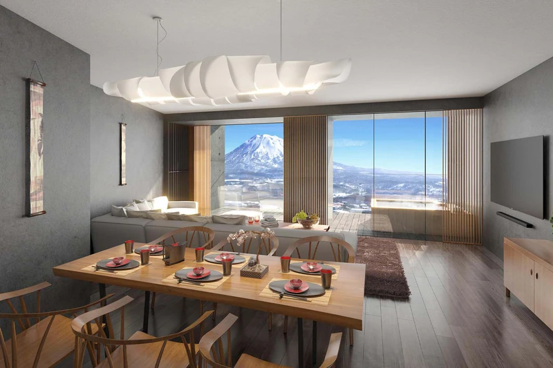 66a37f71252ba MUWA Niseko 3 Bedroom Dining Area