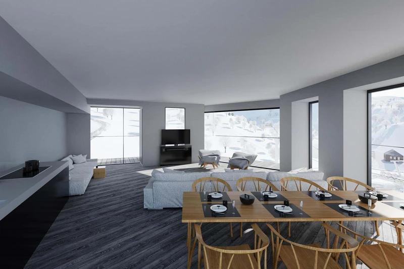 66a380d231f80 MUWA Niseko 4 Bedroom Dining Area