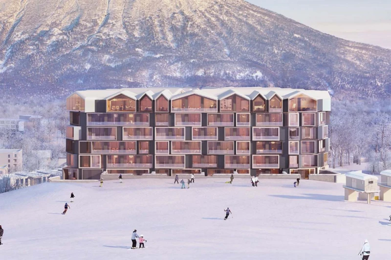 MUWA Niseko - Hotel Exterior in Winter