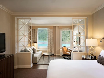 66c4676fddbb9 Fairmont Lake Louise Junior Suite Bedrom