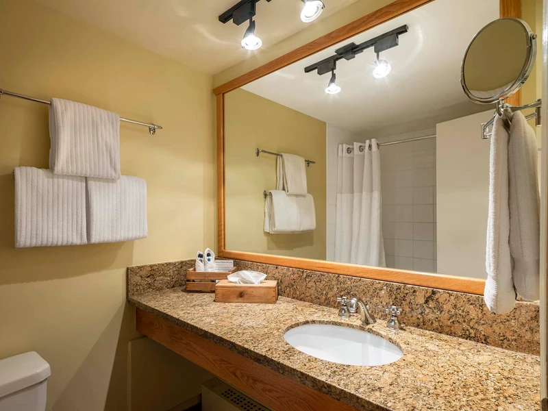 66c74aca8cb5c Emerald Lake Lodge Lodge Room Bathroom