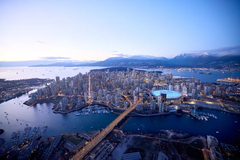 Vancouver from Above © Destination Vancouver