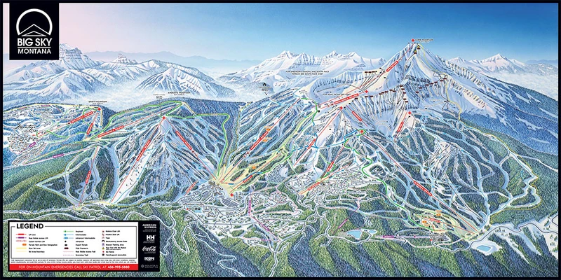 Big Sky Trail Map 2024