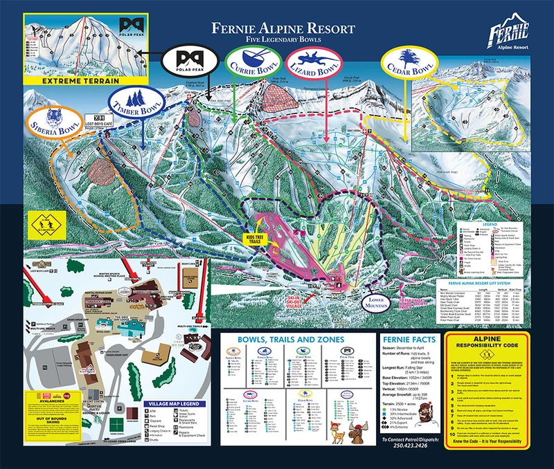 Fernie Trail Map 2024