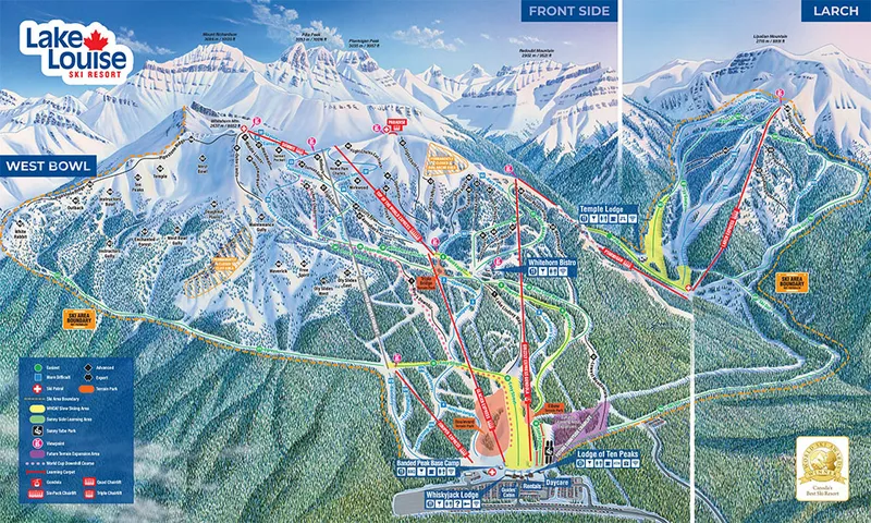 Lake Louise Trail Map 2023