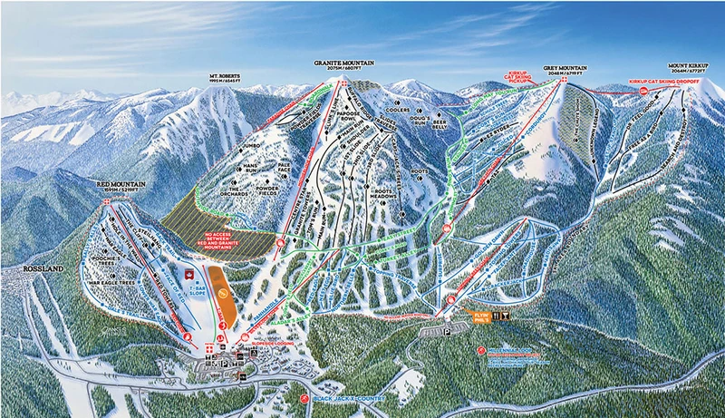 RED Trail Map 2024