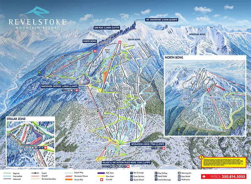 Revelstoke Trail Map 2023