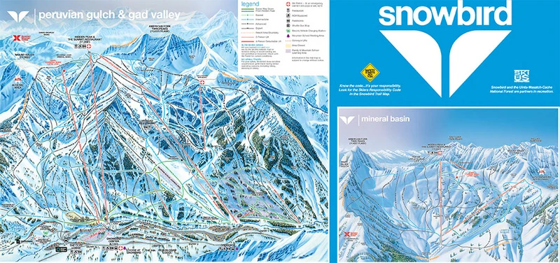Snowbird Trail Map 2023