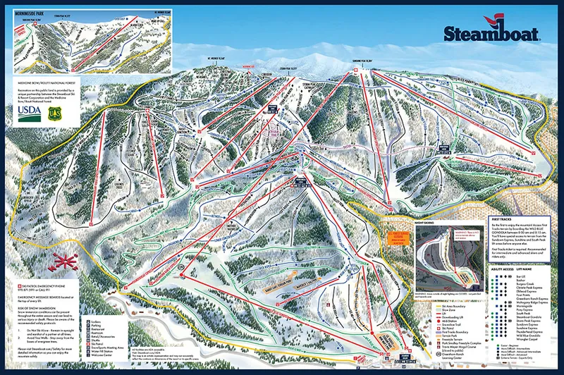 Steamboat Trail Map 2023