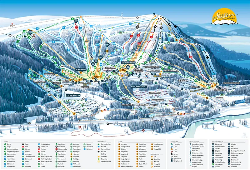 Stöten Trail Map 2024