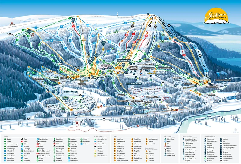 Stöten Trail Map 2024