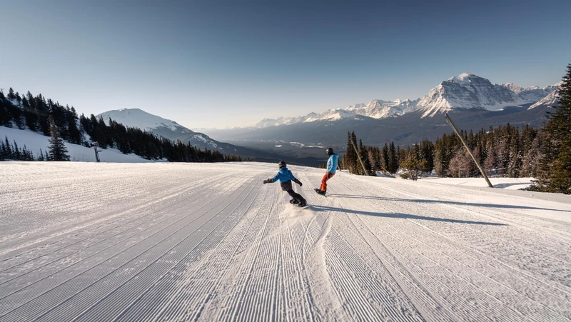 Lake Louise Groomed Slope © Travel Alberta