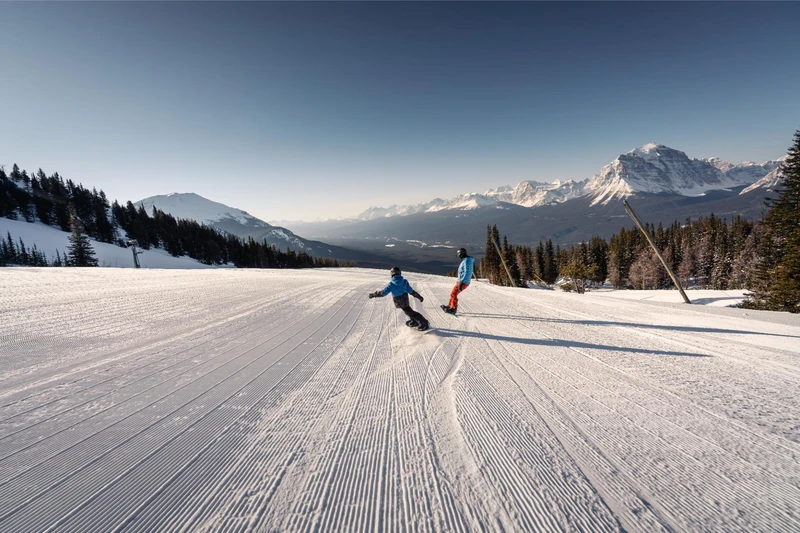Lake Louise Groomed Slope © Travel Alberta