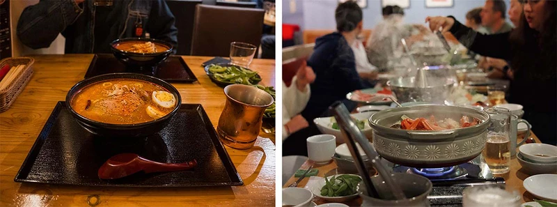 670e3498e3de4 Authentic Japanese food Niseko Village and Pete Elliot