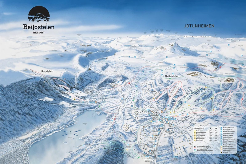 Beitostolen Trail Map v2 2022