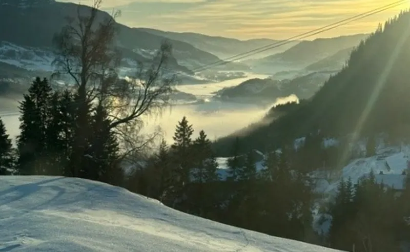 Eleanor Gill - Photo over Kvitfjell Valley