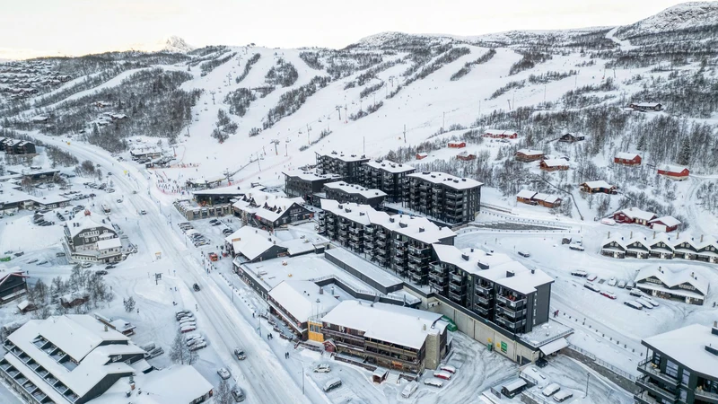 Beitostølen - Riddergaarden and Riddertunnet with Slopes © Beitostølen Resort