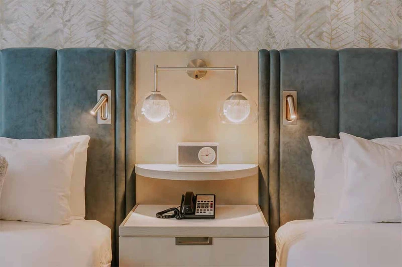 67b4cc949b038 Summit at Big Sky Two Queen Bed Lighting Boyne Resorts