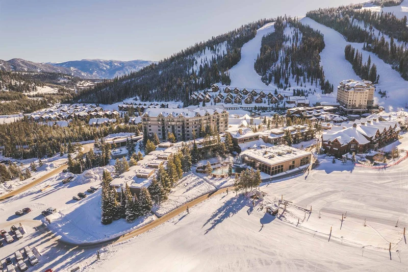 67b5d2f8b98a8 Huntley Lodge Exterior Aerial Photo Boyne Resorts