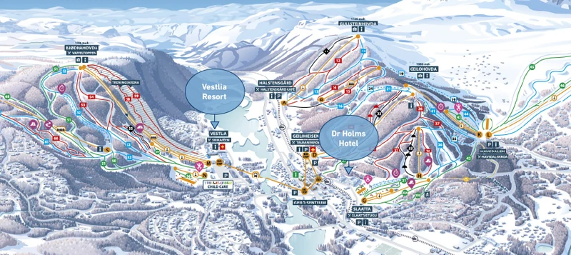 67b8b35da5657 Geilo Hotels on Piste Map