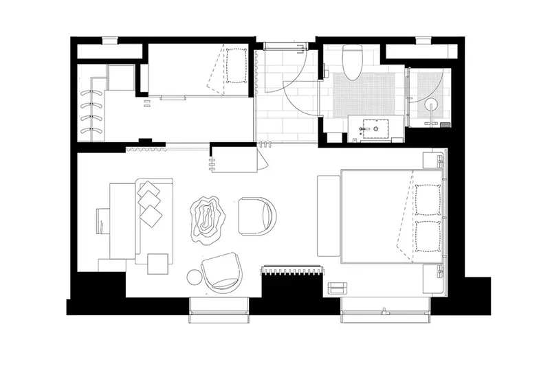 67bc92a0f3850 Nozo Hotel Family Bunks Room floor plan