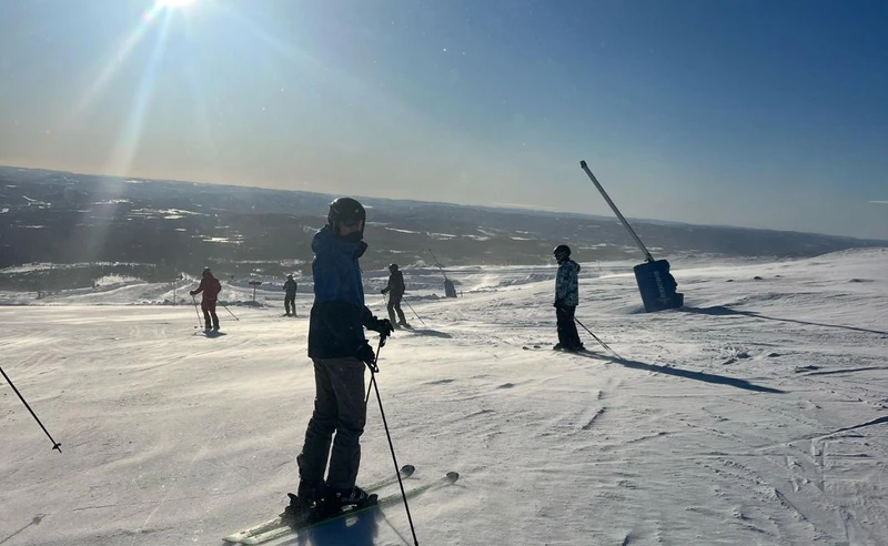 Seamus McMahon in Trysil - Sunny Ski Shot