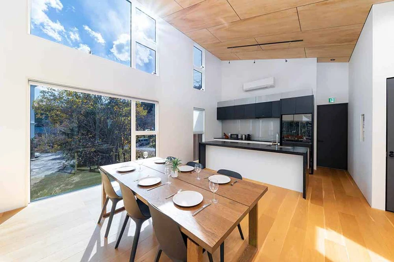 67c819454c5a8 Hakuba Chalets Wadano Hill Chalet 3 Bedroom Dining