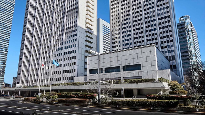 Keio Plaza Hotel External by Day