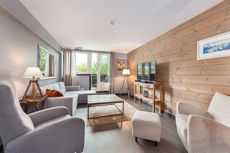 67e420c62faf9 Highland Lodge Geilo Apartment Living Area
