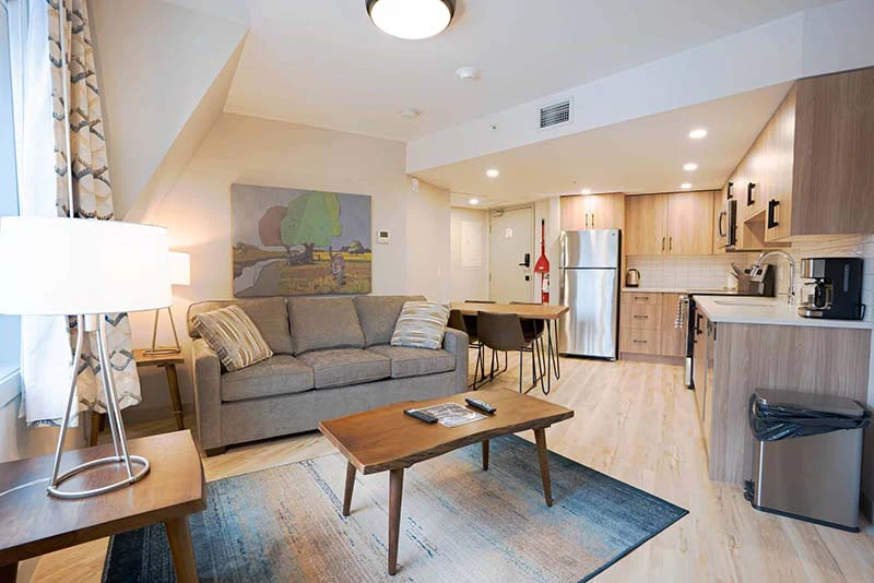 67f54298d1889 Basecamp Banff Suites Superior Two Bedroom Apartment Living Area