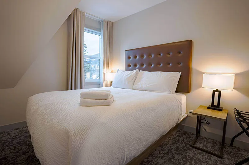 67f5429a71b31 Basecamp Banff Suites Superior Two Bedroom Apartment Bedroom