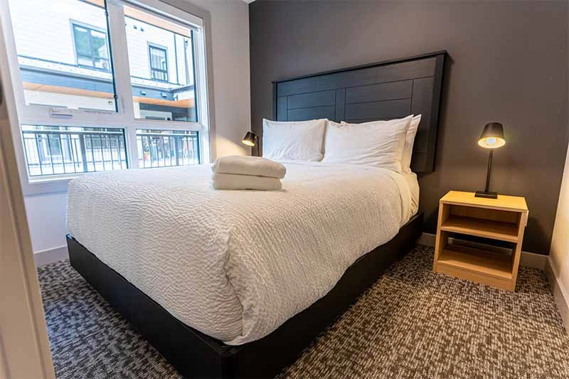67fa503c16e28 Basecamp Suites Revelstoke Two Bedroom Suite Bedroom 2