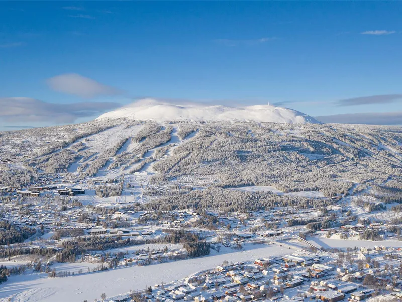 Trysil Resort Aerial in Winter © Skistar