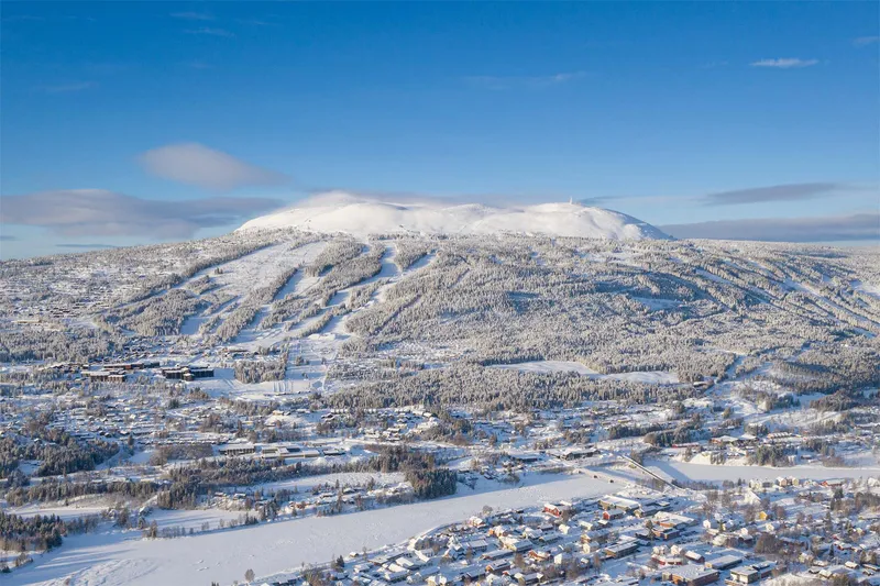 Trysil Resort Aerial in Winter © Skistar