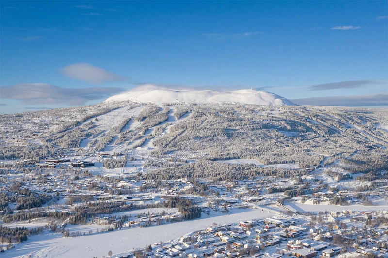 Trysil Resort Aerial in Winter © Skistar