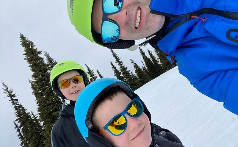 Family skiing in Whistler, Canada - Michael Cornfoot - April 2025