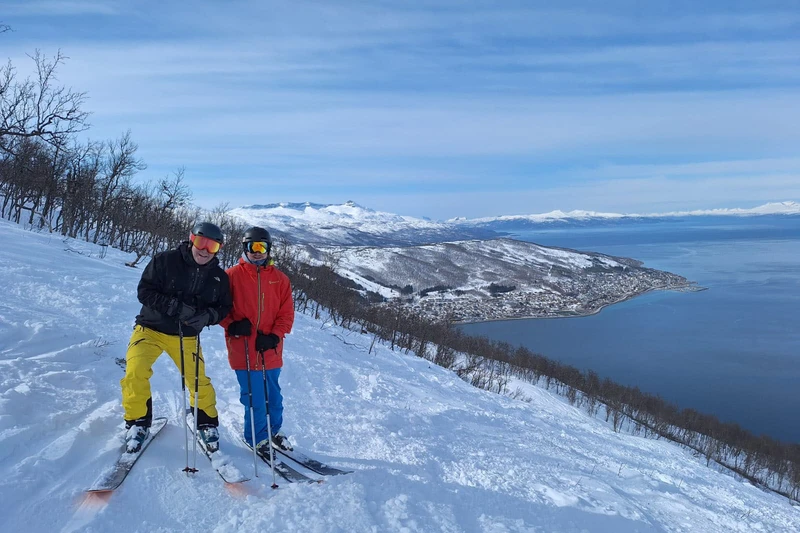 Rupert and Evan in Narvik - April 2025