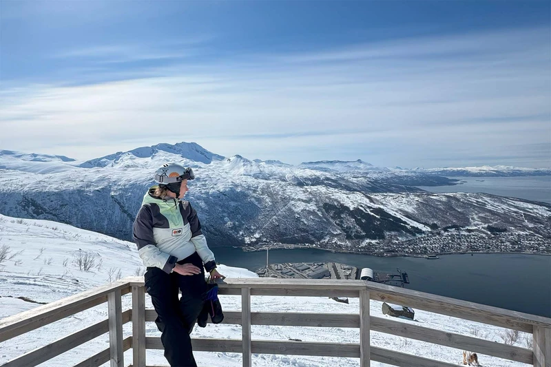 Katie in Narvik - April 2025 Ski Safari trip