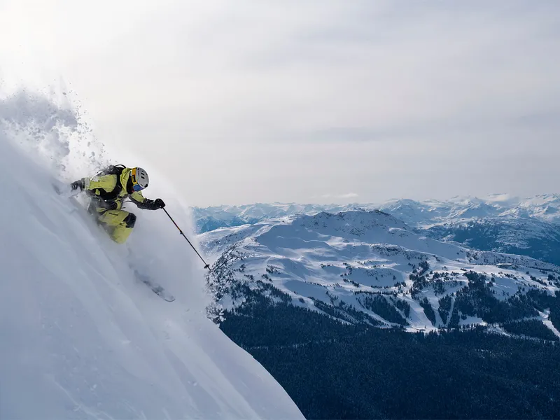 Descending Blackcomb Mountain, Whistler © Vail Resorts, WB Berger