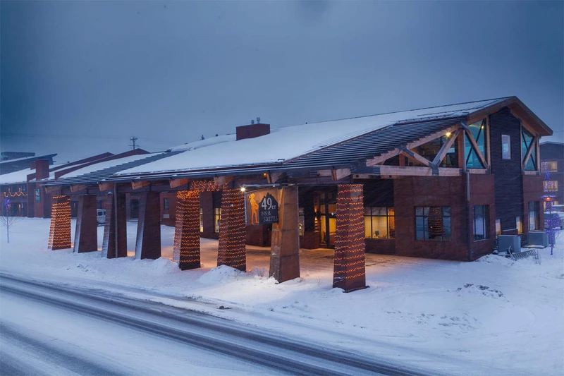 49er Inn & Suites - Exterior in Winter