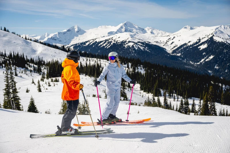 685285f81dad8 Skiers on a sunny day in Whistler Tourism Whistler Guy Fattal