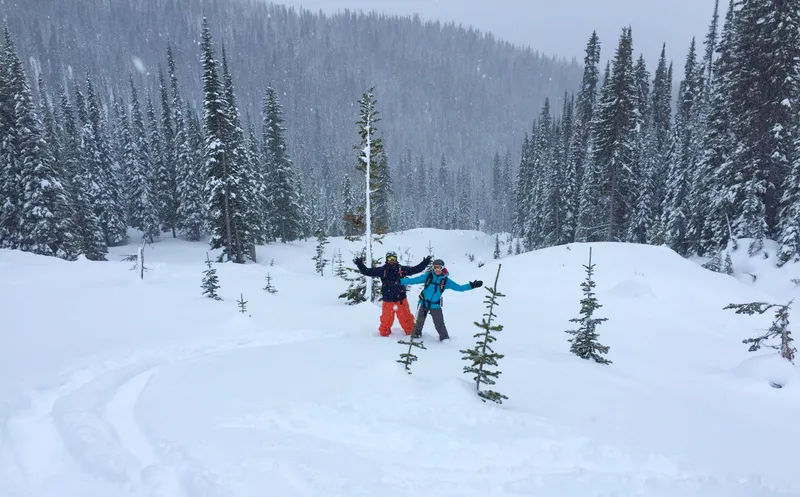 Andy in Revelstoke's Deep Snow