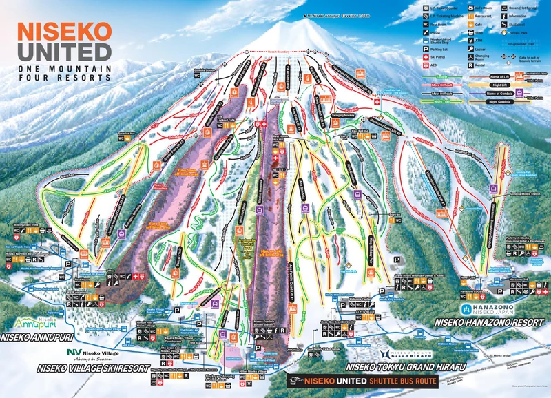 Niseko Piste Map 2025