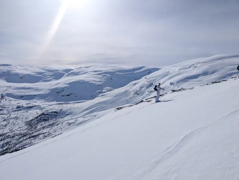 Sales Specialist Alec Ski Touring with Wild Voss