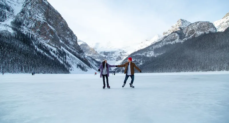 6929b1ef702f92025 Lake Louise Ice Skating Beautiful World Media