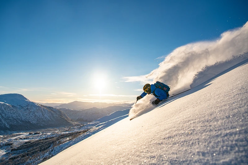 Powder paradise in Myrkdalen © Sverre Hjornevik