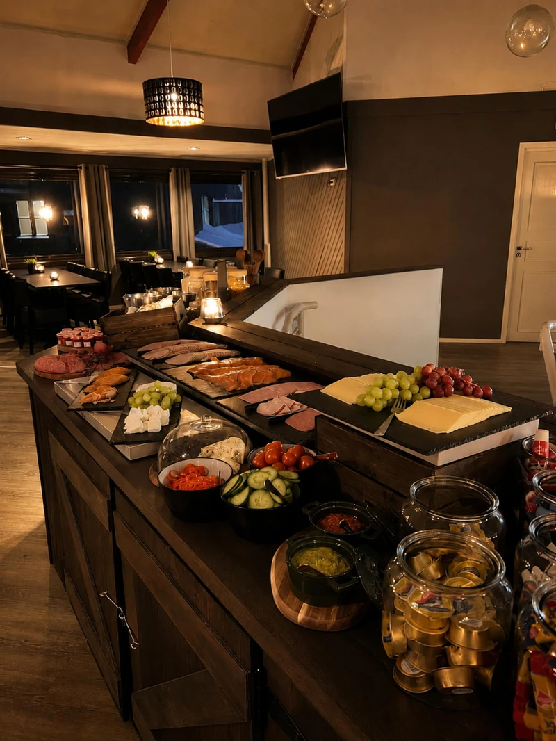 Gjestetun breakfast buffet