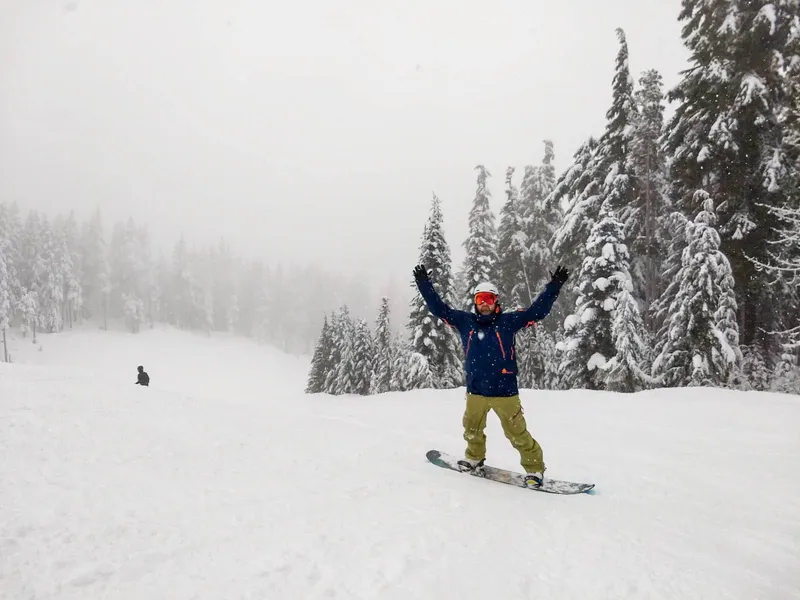 Andy Knights in Whistler, March 2020