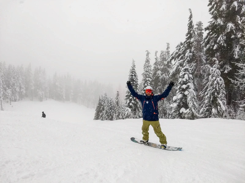 Andy Knights in Whistler, March 2020