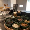 Yoghurt bar at the Gjestetun breakfast buffet
